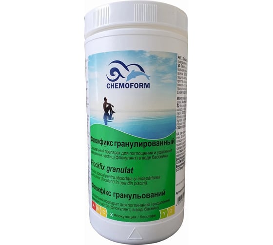 Гранулированный флокфикс CHEMOFORM 1 кг 907001