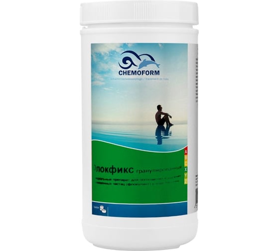 Гранулированный флокфикс CHEMOFORM 1 кг 907001 1