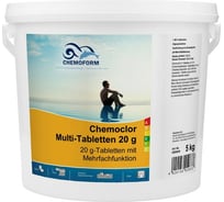 Мульти-таблетки CHEMOFORM медленно растворимые 20 г, 5 кг 508005