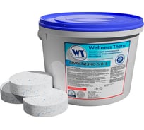 Таблетки Wellness therm МУЛЬТИЭКО 5 В 1 для комплексной обработки воды в бассейнах 5 кг (200г) 877437