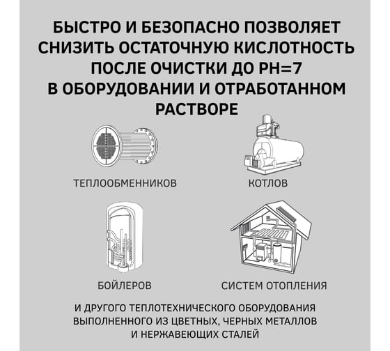 Средство для нейтрализации кислотности после химической очистки CIPTEC Средство NEUTRA 19 л (21 кг) ciptecneutra19