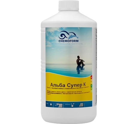 Альгицид CHEMOFORM Альба Супер К для борьбы с водорослями и цветением 1 кг 610001