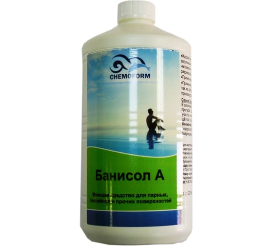 Моющее средство для парных и бассейнов CHEMOFORM Банисол А 1 кг 1331001 1