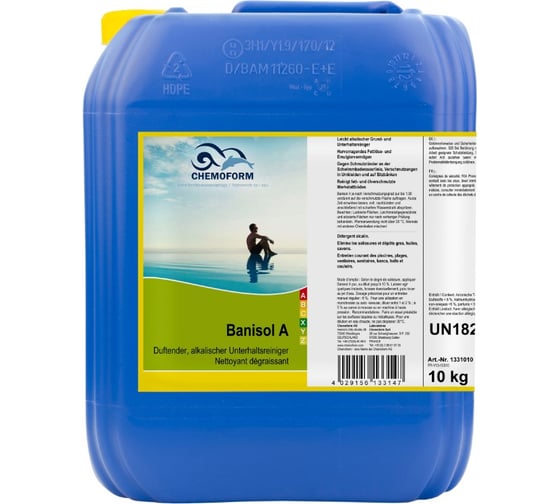 Моющее средство для парных и бассейнов CHEMOFORM Банисол А 10 кг 1331010 1