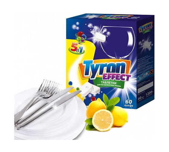 Таблетки для посудомоечной машины MASTER FRESH Effect 5-В-1 60 шт 228413