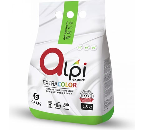 Стиральный порошок Grass Alpi Expert для цветного белья 2,5 кг 125396