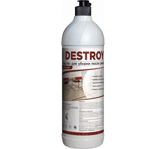 Средство для удаления следов ремонта Profy Mill DESTROY 1л P3804-1 1