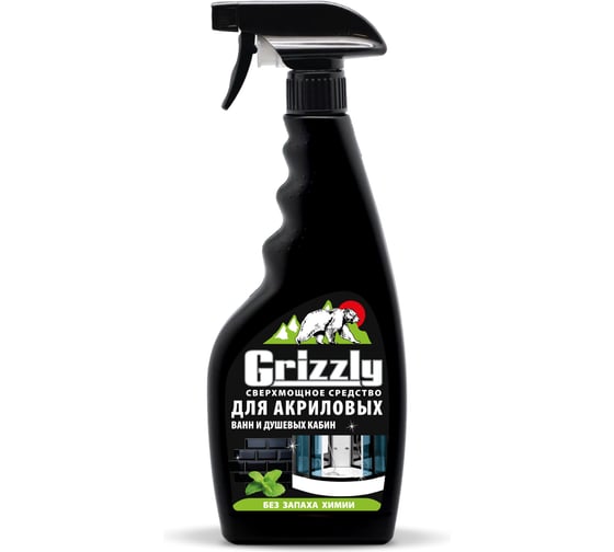 Сверхмощное средство UNICUM GRIZZLY для акриловых поверхностей и кафельной плитки 500 мл 309233