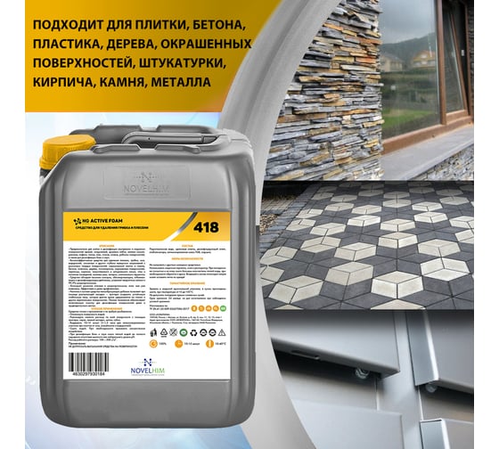 Средство для удаления грибка и плесени NOVELHIM NG Active Foam 14180005