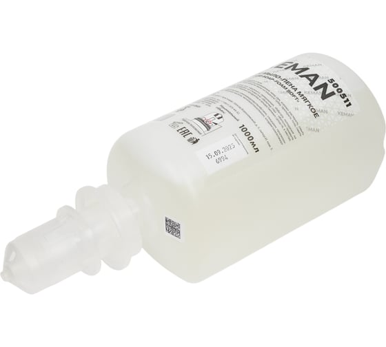 Мыло-пена КЕМАN Мягкое в картриджах S4, 1000 мл 500511 25991 1