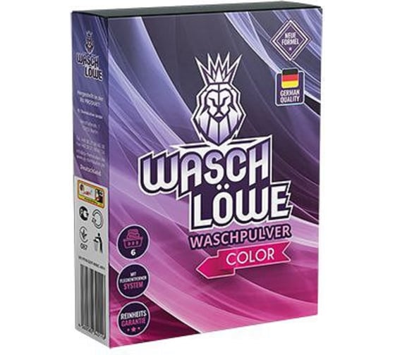 Стиральный порошок Wasch Löwe Колор 420g WLP-CLR0420 1