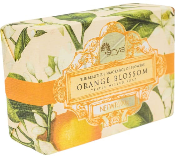Мыло Arya home с Ароматом 100 гр Orange Blossom Белый 8680943223005