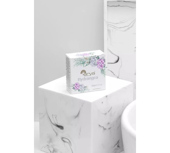 Мыло Arya home Ароматические Гортензия 8680943093219