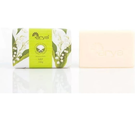 Мыло Arya home с Ароматом 100 гр Lily Бежевый 8680943223357 1
