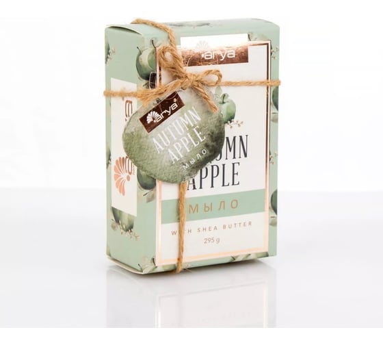 Мыло Arya home с Ароматом 295 гр Autumn Apple Белый 8680943223234