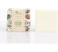 Мыло Arya home с Ароматом 227 гр Aloe Vera & Coconut Белый 8680943223142
