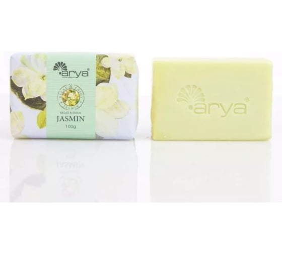 Мыло Arya home с Ароматом 100 гр Jasmin Зеленый 8680943223302 1