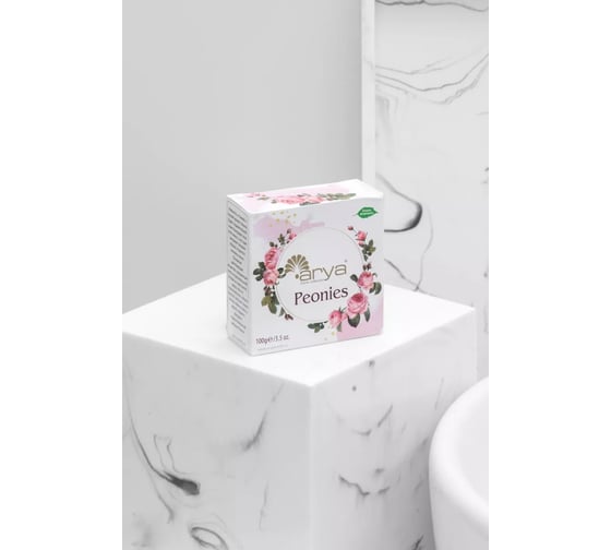 Мыло Arya home Ароматические Peonies 8680943093202