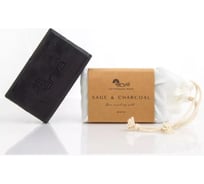 Мыло Arya home с Ароматом 150 гр Sage & Charcoal Черный 8680943223098
