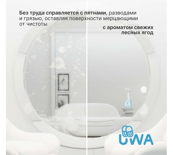 Очиститель стекол и зеркал UWA (триггер) UT540