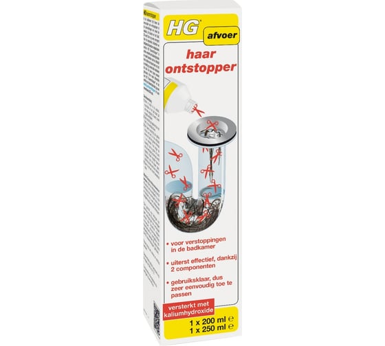 Средство для устранения засоров в трубах HG 0,45л 667045106