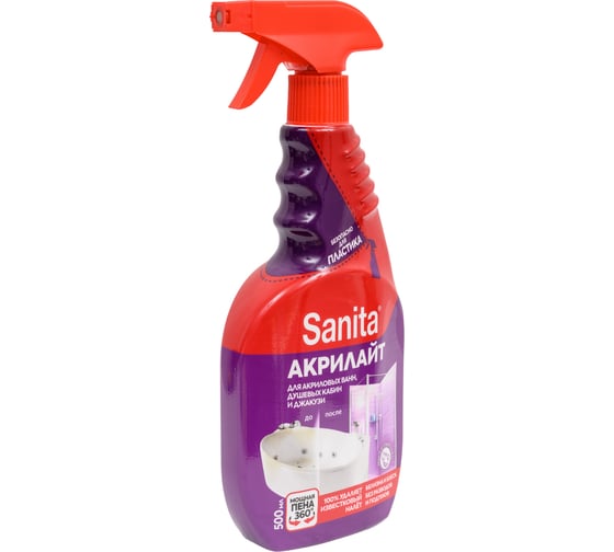 Средство чистящее для удаления известкового налета Sanita Акрилайт, 500 мл 26270 1