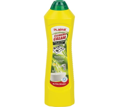 Универсальное чистящее средство LAIMA крем, 780 мл, PROFESSIONAL Лимон 608662