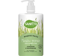 Жидкое мыло Sanfito Energy Сила луговых трав  1 л новый флакон 24851