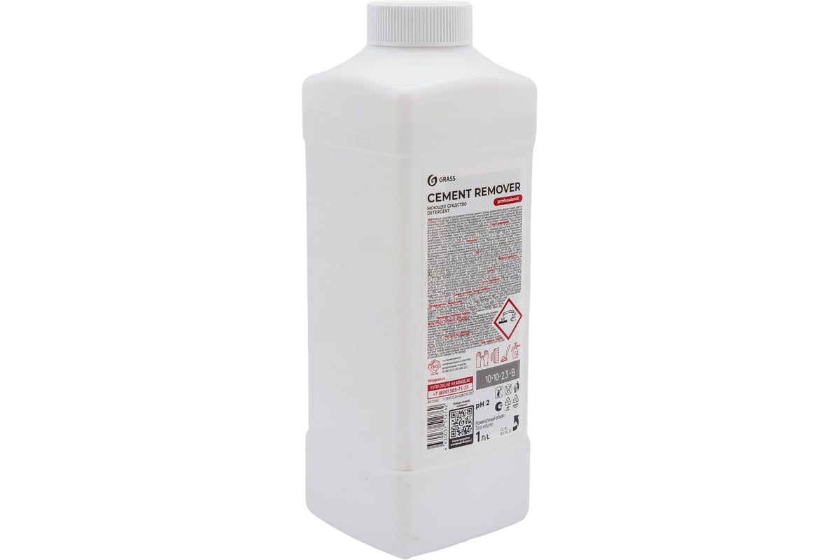 Средство для очистки после ремонта Grass Cement Remover канистра 1л 125441  - выгодная цена, отзывы, характеристики, фото - купить в Москве и РФ