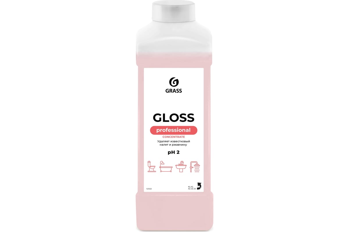 Чистящее средство для ванной комнаты gloss gel 0 5 л