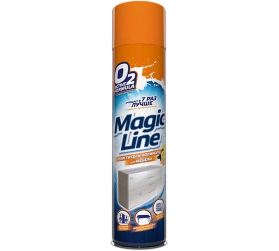 Полироль-очиститель для мебели MagicLine аэрозоль ML5000
