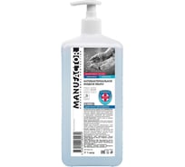 Антибактериальное жидкое мыло MANUFACTOR с дозатором, 1 л, Я0000023359