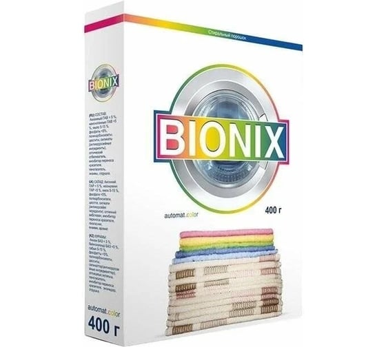 Порошок BIONIX СМС колор автомат 400 гр 4650063430151 1