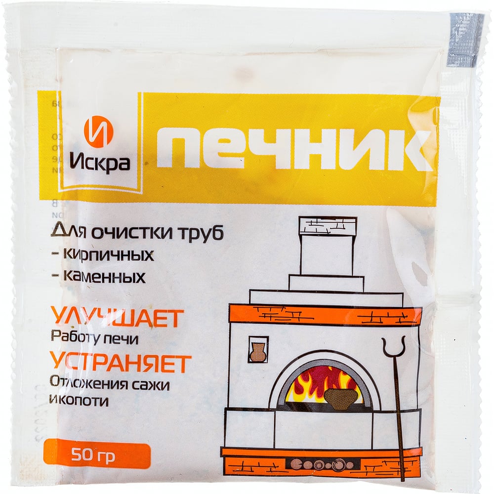 Печник от сажи в печах 50 г Искра ПЕЧНИК ПЕЧ50 - выгодная цена, отзывы ...