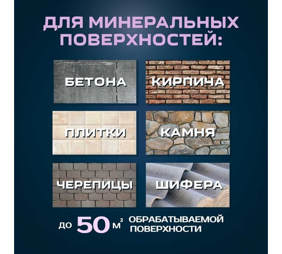 Средство для защиты от плесени и мхов для внутренних и наружных работ PLEX концентрат 1:20 1901 1л УТ000007559