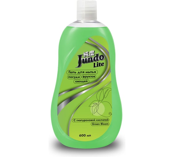 Гель для мытья посуды Jundo Lite Яблоко,0,6 л 4903720041147 1