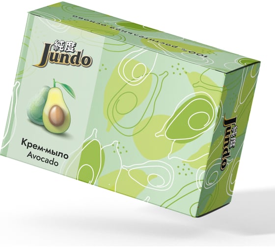Крем-мыло Jundo Avocado, 100 гр 4903720021996 1