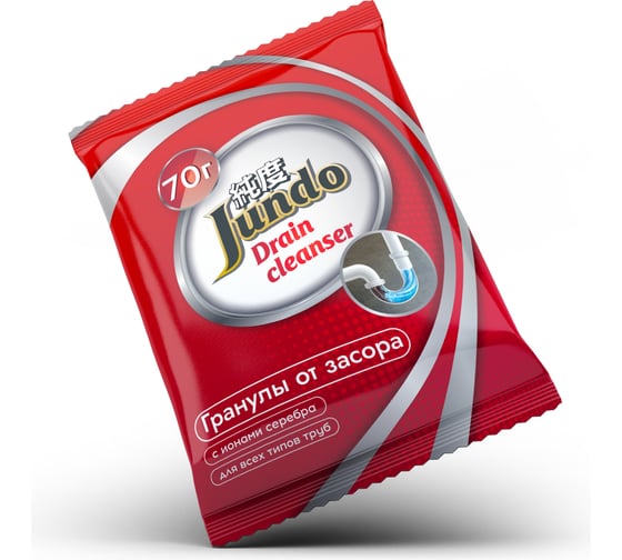 Средство для устранения засоров Jundo Drain Cleanser, 0,07 кг 4903720041086
