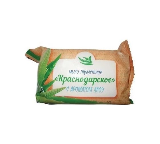 Туалетное твердое мыло С АРОМАТОМ АЛОЭ 90 гр шт 1