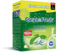 Таблетки для посудомоечных машин Clean&Fresh All in1 100 таблеток Cd13100