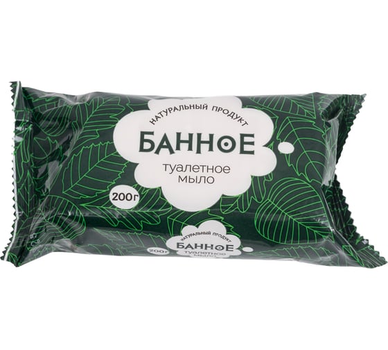 Туалетное мыло ОФИСМАГ Банное 200 г (АГРОПРОМ-ЮГ), натуральное, ш/к 71438 609766