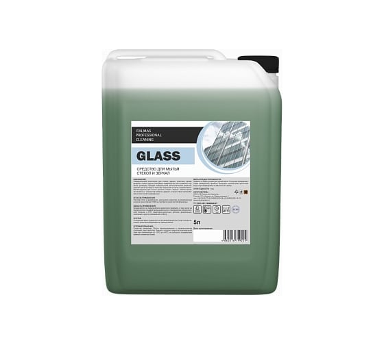 Средство ITALMAS IPC Glass для мытья стекол и зеркал 5 л 4660016799204