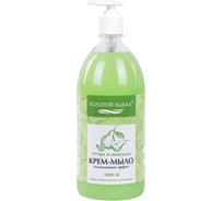 Жидкое мыло-крем Золотой идеал 1 л, Груша и миндаль, дозатор 609426