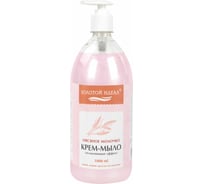 Жидкое мыло-крем Золотой идеал 1 л, Овсяное молочко, дозатор 609429