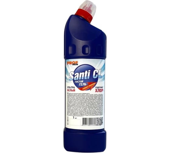 Хлорное средство для чистки сантехники PROFREIN SANTI CL, хлорное, 1 кг 405360