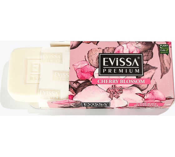 Мыло туалетное EVISSА PREMIUM Вишня в картонной коробке (флоупак), 150гр М6524