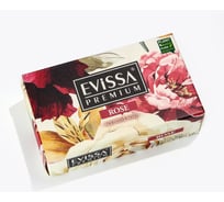 Мыло туалетное EVISSА PREMIUM Роза в картонной коробке (флоупак), 150гр М6548