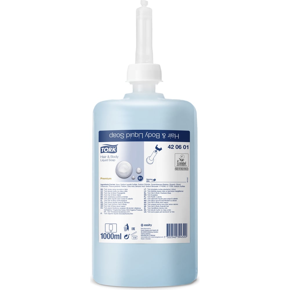 Жидкое мыло tork s1. Tork мыло-пена мягкое Premium s4, 1л. Жидкое мыло торк 420501. 520501 Торк мыло-пена мягкое 1л. Мыло для дозатора Tork 1литр