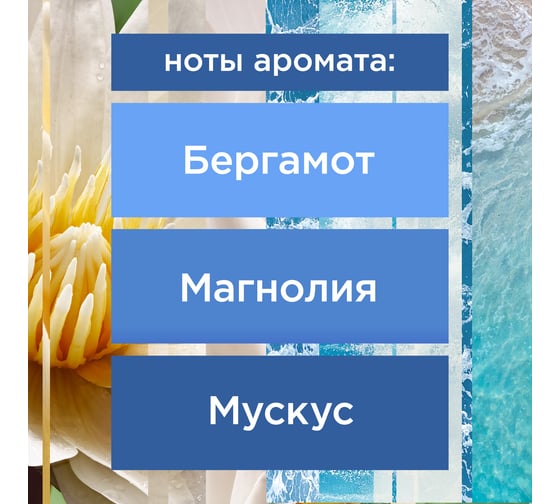 Основной блок GLADE Automatic Лазурная волна и магнолия, 269 мл 864989
