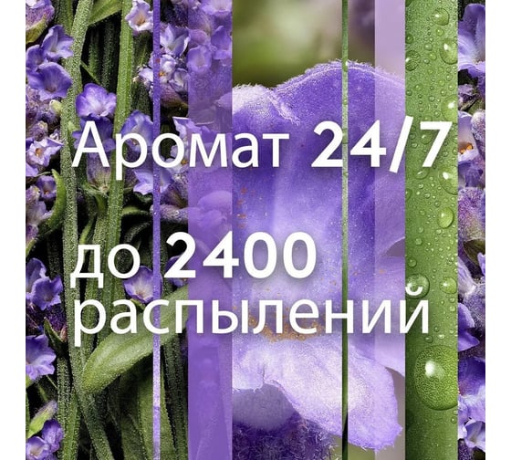 Сменный баллон GLADE Automatic Безмятежная лаванда и алоэ, 269 мл 356761